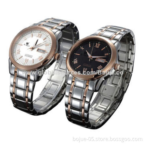 Business Men's Watches with Mechanical Movement, OEM Services Available